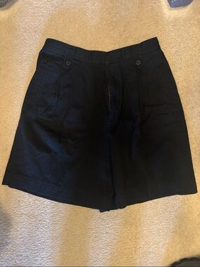 Liz Claiborne Black LizSport Cotton Shorts